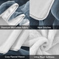 thumbnail image 3 of 50x60 inch Crystal Fleece & Arctic Fleece Blanket Soft Bed Throws for Home or Camping Navy Blue Waves, 3 of 7
