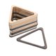 thumbnail image 1 of unbranded 12Ud Hebillas Triángulo Para Cinturones Bolsas Y Ropa Hechas En Aleación Resistentes, 1 of 6