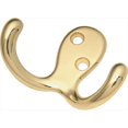 thumbnail image 1 of 2 In. Utility Polished Brass Hook, 1 of 1