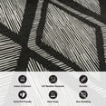 thumbnail image 5 of World Rug Gallery Contemporary Geometric Stripe Weather Resistant Reversible Indoor/Outdoor Area Rug - GREEN 2'x7', 5 of 8
