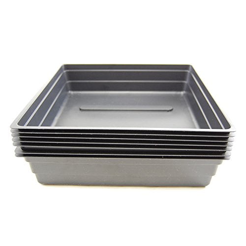 10 x Half Size Seed Tray Plastic Trays Seeds Pot Pots Top Quality 