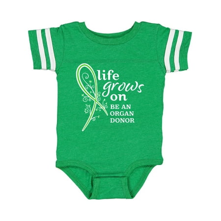 

Inktastic Life Grows On- be an Organ Donor Gift Baby Boy or Baby Girl Bodysuit