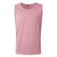thumbnail image 4 of Fgnfyis Men's Casual Tank Tops Comfortable Loose Fit for Postoperative Recovery Easy Wear Summer Apparel Men's Tank Tops Pink XS, 4 of 5