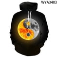 thumbnail image 3 of Sudadera con capucha con estampado 3D de Yin y Yang para hombre, mujer y niño, ropa de calle, jersey de manga larga, chaqueta informal para niño y niña, 3 of 5