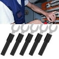 thumbnail image 4 of U Type Electrical Crimp Terminals Electrical Y Type Spade Wire Connector Banana Plug Adapter 10pcs Fork Spade Wire Connectors Brass Material 6mm/0.2in Y Type 4mm/0.2in Hole Banana, 4 of 8
