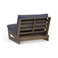 thumbnail image 2 of Christopher Knight Home Sherwood Acacia Wood Outdoor Lounge Chairs and 50,000 BTU Circular Propane Fire Pit by  Gray/ Dark Gray/ Light Gray, 2 of 5