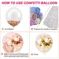thumbnail image 3 of Party Balloons Pack of 15, Confetti Balloon, 12 Inch Balloons Decorations Set, 3 of 5