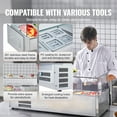 thumbnail image 6 of KFFKFF Countertop Refrigerated Salad Pizza Prep Station 135 W Glass Guard ETL, 6 of 9