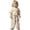 Coffee*, variant on OSOLU Girls Striped Pants Elastic Waist Straight Leg Casual Daily Trousers Khaki