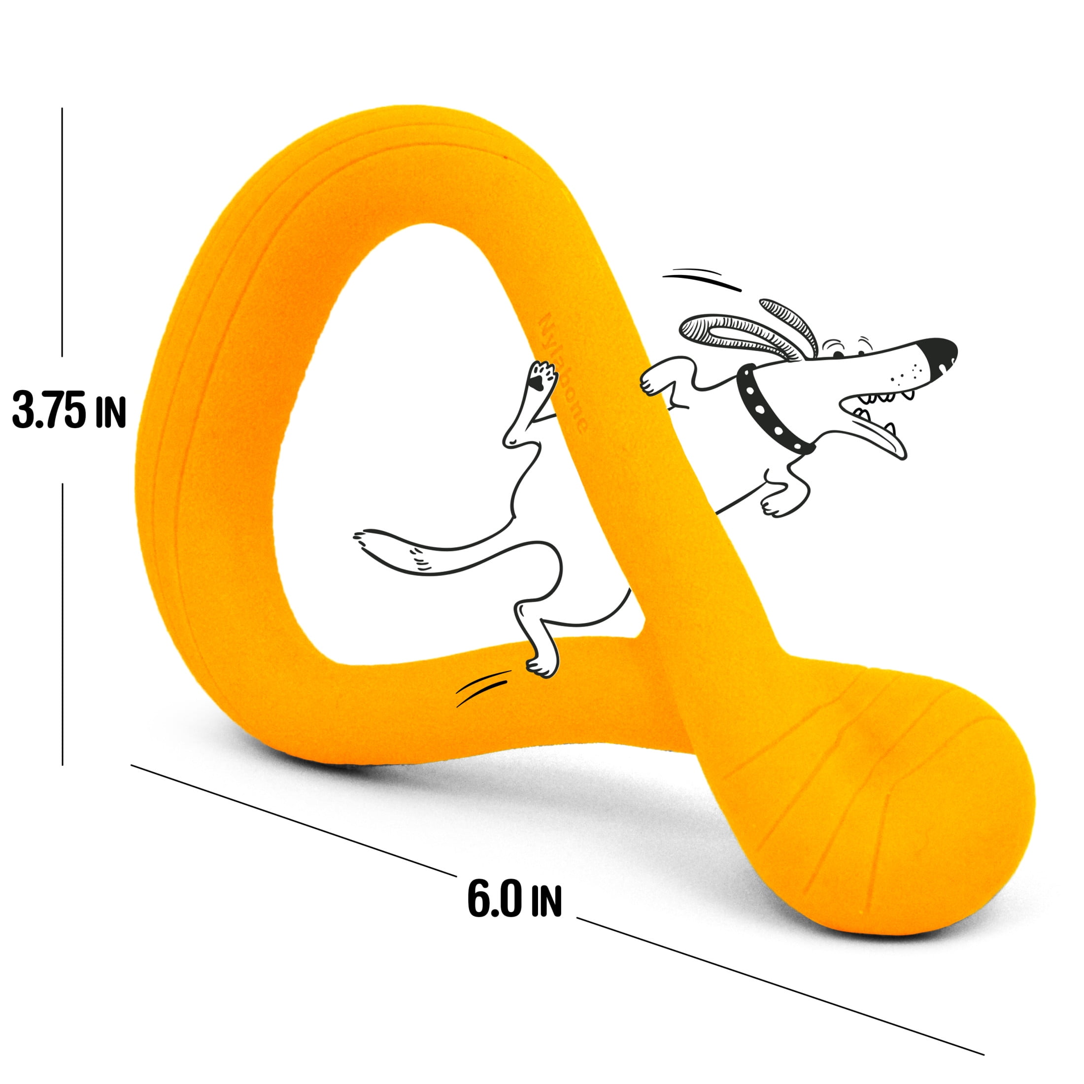 Nylabone Tuug Interactive Small Dog Toy for Dog Enrichment, Firm Yet Flexible Dog Tug Toy
