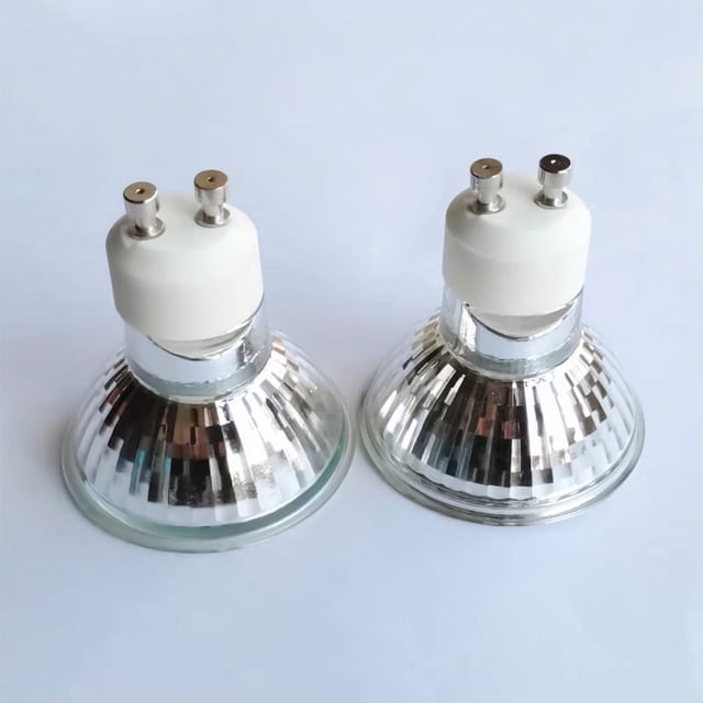 (2) Paquete para campana extractora, cocina, bombillas de 50 W, 50 vatios, GU10-110 V, bombilla con vida útil de larga duración, bombillas de bloqueo