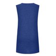 thumbnail image 3 of IROINNID Women's Sleeveless Shift Dress Round Neckline Sexy Loose Ladies Mini Dress Strapless Cap Solid Color Dress, 3 of 7