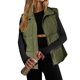 thumbnail image 1 of Chaleco acolchado Wancir para mujer, ligero, con cuello alto, sin mangas, cálido, de invierno, con cremallera, acolchado y bolsillos., 1 of 1
