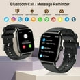 thumbnail image 1 of Smart Watch(Answer/Make Call)  24 Sports Modes  IP68 Waterproof  Blood Oxygen  Heart Rate  Sleep Monitoring  Compatible With Bluetooth Android IOS, 1 of 9