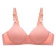 thumbnail image 4 of ALLLIST Plain Women Bras No Underwire Red Bralette Cozy T Shirt Lingerie for Women Size 36-43, 4 of 4