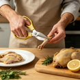 thumbnail image 7 of Heavy Duty Kitchen Scissors, 9.37X4.33 inch Multi Function Kitchen Shears, Stainless Steel Cooking Shears, Ergonomic Handled Kitchen Cutters, All Purpose Shears for Meat Poultry Fish and Herbs, 7 of 7