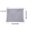 thumbnail image 3 of Weloille A5 Clear Mesh Storage Bag 1 Piece, Multifunctional Portable Handle File Bag, Breathable Lightweight Organizer Pouch, for Storing Pens Cosmetics Toys Office Supplies Small Items, 3 of 6