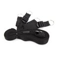 thumbnail image 5 of Juego de esposas de cuero suave, kit de correas ajustables para ejercicios de fitness de mano, muñeca y tobillo, 5 of 5