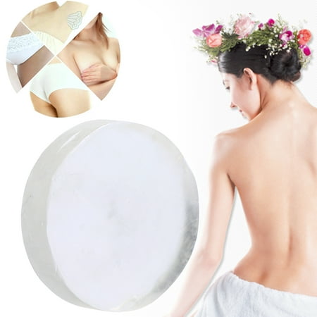 Yosoo Whitening Soap, Crystal Soap Nipples Intimate Natural Handmade Soap Whitening Skin Cream Private Body Care Soap for Private Body
