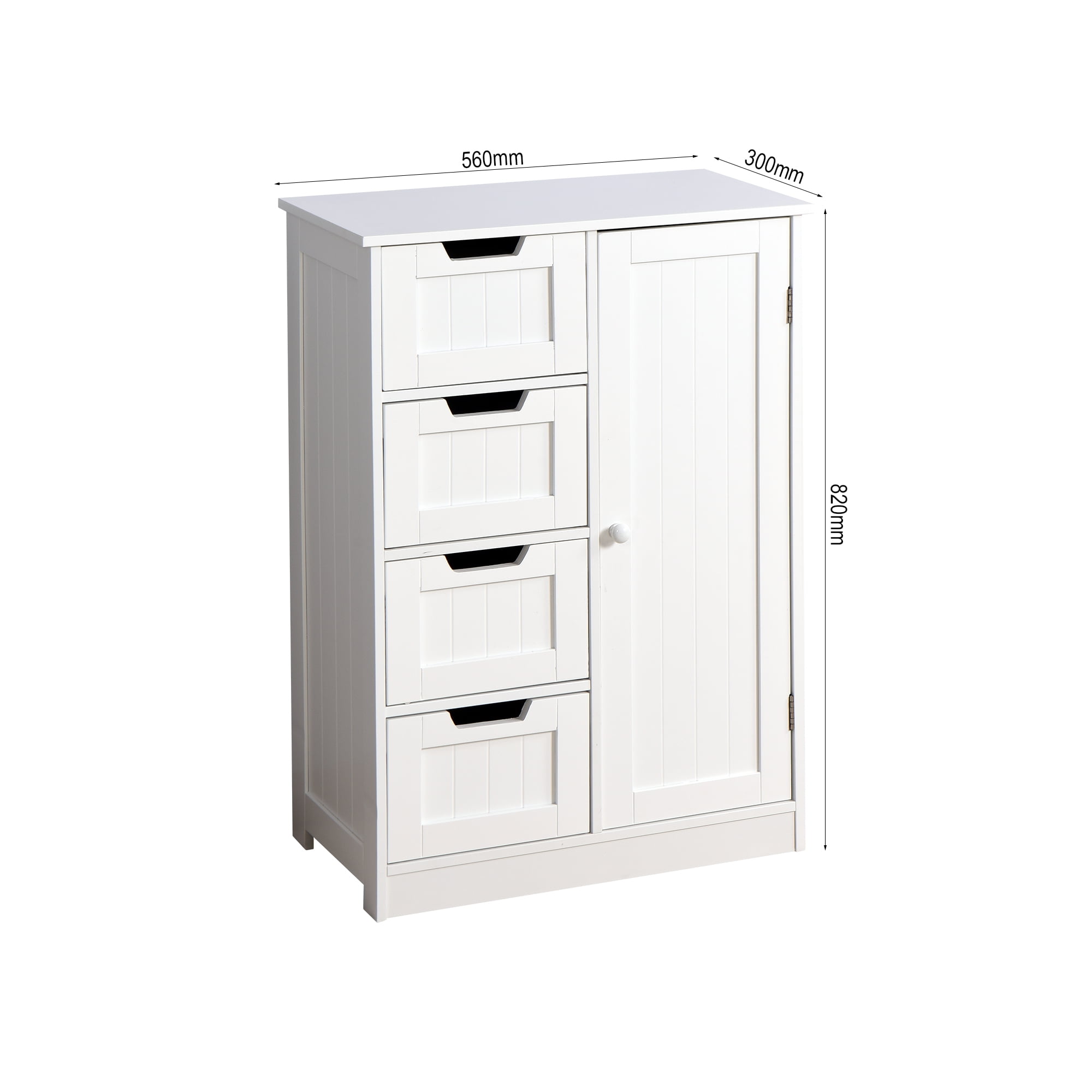 Woodyhome™ Bathroom Cabinet 1 Door Storage Organizer –