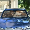 thumbnail image 4 of Qxltty Romantic Dating Car Windshield Sunshades Foldable UV Rays Sun Visor Protector Keep Your Vehicle Cool 55×27.6in, 4 of 8