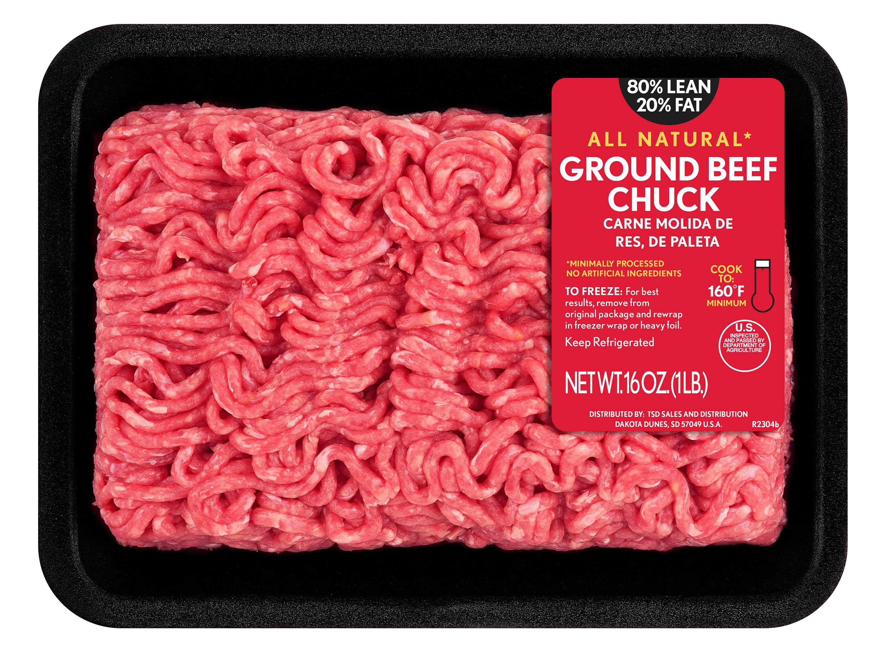 All Natural* 96% Extra Lean Ground Beef Tray, 1 lb Walmart.com