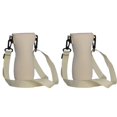 thumbnail image 2 of AuroraX Water Bottle Carrier Bag Sports Travel Insulated Drink Sleeves,Camping Leakproof Adjustable Strap Keep Cold 24H Drinkware Accessories(White), 2 of 3