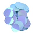 thumbnail image 4 of 2x85x 20mm Lentejuelas Sueltas Redondas Planas Decoración DIY Para Tejer Manualidades Apliques Azul 2 piezas, 4 of 8