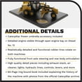thumbnail image 5 of Diecast Masters 1:50 Caterpillar Diesel No. 12 and 12M3 Motor Grader, Evolution Series Cat Truck | Scale Model Diecast Collectible Construction Trucks | Caterpillar Truck, Diecast Masters Model 85560, 5 of 9