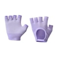 thumbnail image 2 of S SERENABLE Gants de Gym Antidérapants Demi-Doigt Gant d'Entraînement pour Musculation Exercice de Gym Violet, 2 of 9