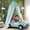 Green, variant on 31.5inch Large Dome Bed Canopy for Girls, Double Layer Dreamy Ruffle Princess Canopy, Bedroom Hanging Tent Kids Reading Nook Canopies,Full Queen Bed Canopy Curtain (Green)