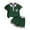 Dark Green, variant on Jamsmile Toddler Boys Outfit Sets Summer Short Sleeve Cartoon Embroidery T Shirt Tops with Shorts Gentleman Style Outfits Childrens Suits