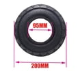 thumbnail image 2 of Pneu Tubeless Solide Sans Ballerines pour Razor 200 X 50 (8 X 2) E100 E150 E175 E200, 2 of 5