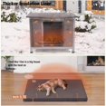 thumbnail image 3 of Gray Plush Cat Lounger: Ultra-Soft, Washable Pet Bed for Calming Cat Rest, 3 of 6