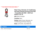 thumbnail image 2 of Water Pump, Alternator, Air Conditioning and Power Steering Accessory Drive Belt - Compatible with 2002 - 2005 Ford Explorer 4.0L V6 2003 2004, 2 of 2