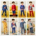thumbnail image 2 of Pijamas de dibujos animados para niños y niñas, traje de otoño, ropa para bebés, Pijamas de Navidad, Infanti, 2 of 4