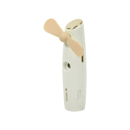 

purcolt Creative Water Meter Fan Automatic Spray Mini Fan Handheld Small Fan