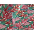 thumbnail image 3 of Ambesonne Tropical Quilted Coverlet 3 Pcs, Exotic Leaves Tropical, Queen Size, Dark Coral Green, 3 of 4