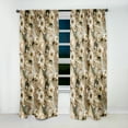 thumbnail image 2 of Designart "Timeless Lace Veil Adorned With White Florals" Floral Blackout Curtain Single Panel, 2 of 4