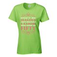 thumbnail image 5 of Fashion Greek Don't Be Jealous I Look This Good Womens T Shirt Happy 50th Birthday Gift White Small, 5 of 5