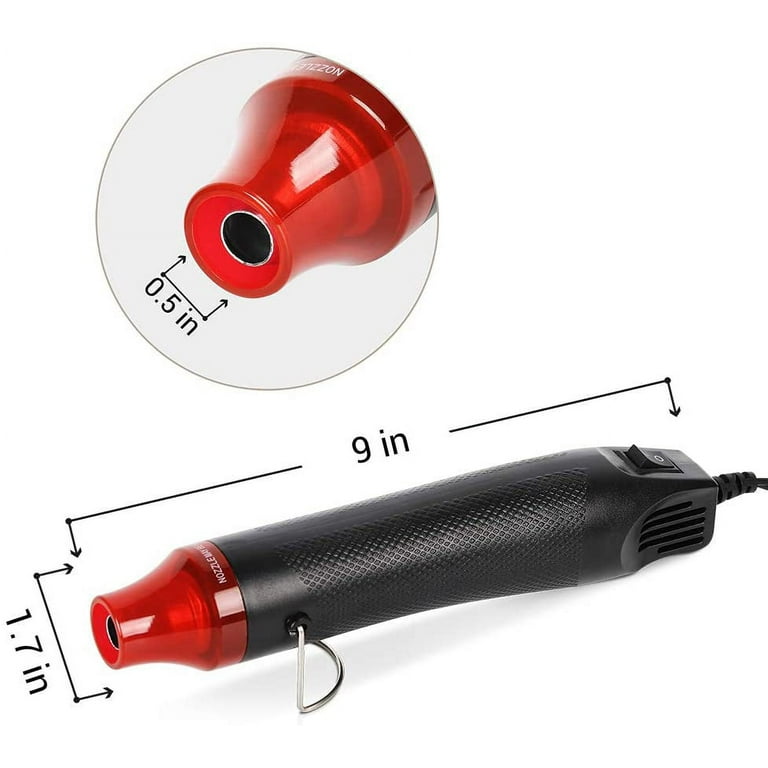 300W Hot Air Heat Gun Electric Power Temperature Blower Mini Tool Kit for  DIY Shrink Tubing Soldering Wrap Plastic Rubber Stamp - AliExpress