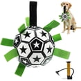 thumbnail image 1 of Juguete para Perros FRANCISCO Balón de Fútbol Estrellas con Pestañas de Agarre Duradero Interactivo, 1 of 7