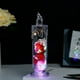 thumbnail image 1 of Luz nocturna LED rosa con efecto de llama parpadeante | Vela electrónica sin llama para decorar el dormitorio | Decoración romántica en forma de corazón para niñas, 1 of 3