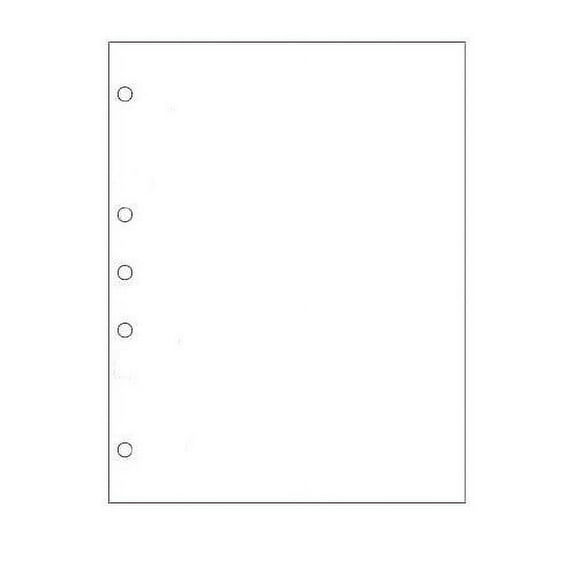 Prepunched Paper 5 Hole Left Side Alliance Laser Cut Sheet 8.5 x 11, 92 Bright, 20 lb, 2,500 Sheets | Case