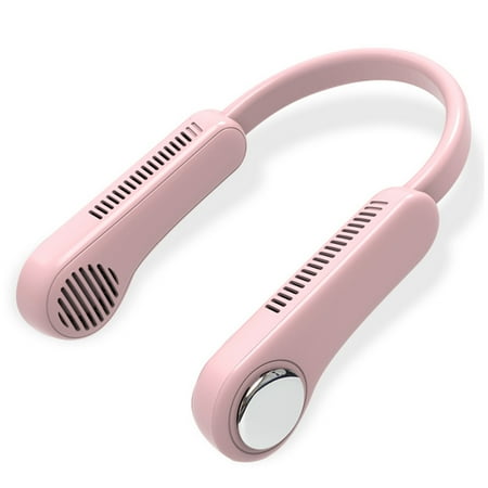 

Vikakiooze Summer savings! Portable Neck- Fan Hands Fan 4800 MAh Battery Operated Wearable Personal Fan Leafless Rechargeable USB Powered Desk Fan