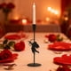 thumbnail image 3 of Decoración Del Día de San Valentín 18x9x9cm Candelabro de Metal de Hierro, 3 of 6