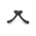 thumbnail image 4 of Renovators Supply Double Wall Hook Black Wrought Iron Hat and Coat Hook - Set of 10, 4 of 7
