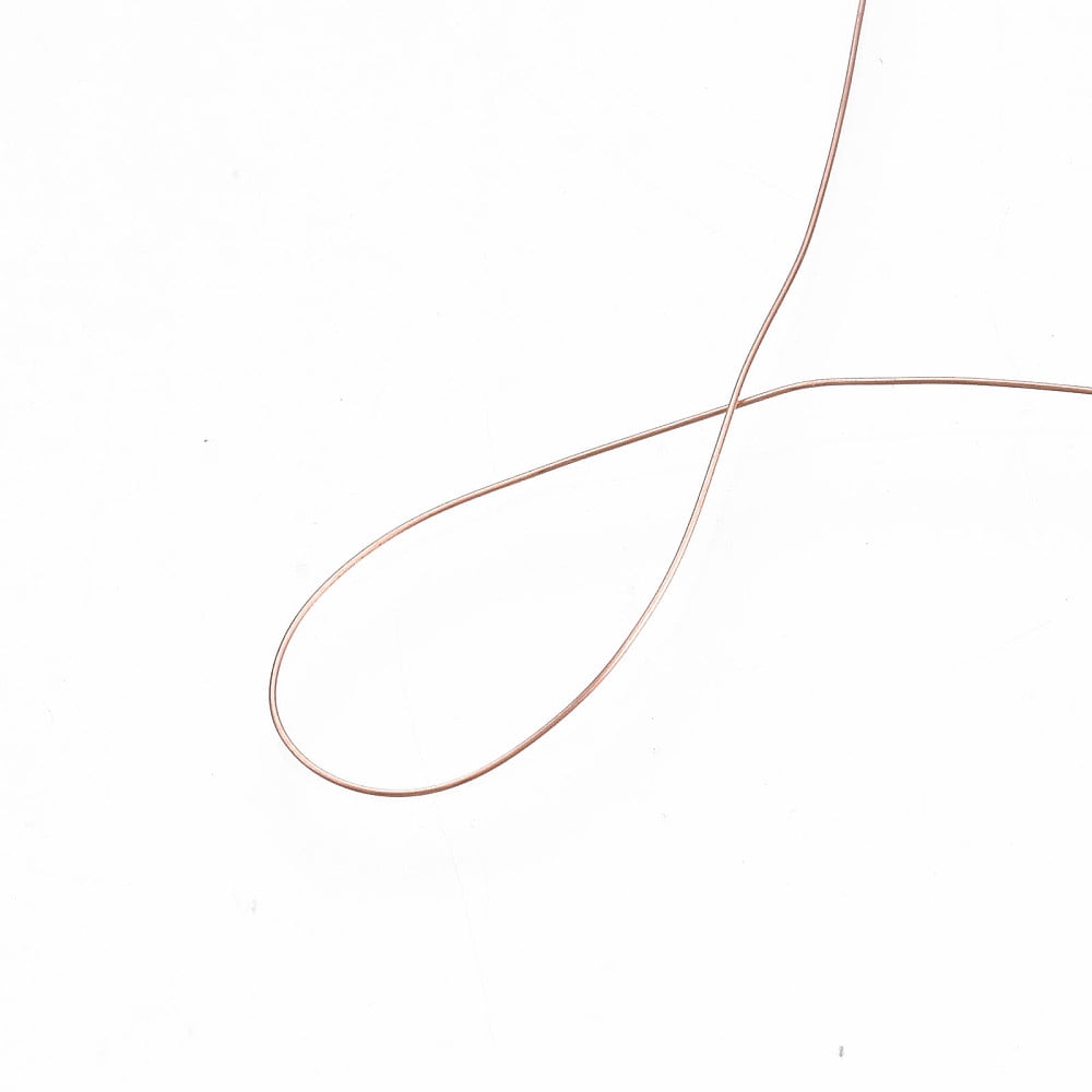 Bare Round Copper Wire Raw Copper Wire Copper Jewelry Craft Wire Original Color 20 Gauge 0.8mm about 721.78 Feet(220m)/1000g