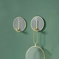 thumbnail image 6 of Twfbrm 5 Pack Green Coat Hooks No Punching Wall Mounted Hanger Towel Hook Hardware Wall Hooks for Hanging Coat, Towel, Key, Hat, Cap, Cup, 6 of 6