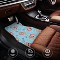 thumbnail image 6 of Pofeuu I Am A Fan Popcorn Print Car Foot Mat Set of 4 Pieces - All-Weather Full Set Floor Mats for Cars Trucks SUVs, 6 of 7